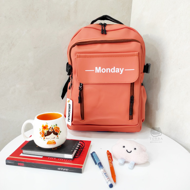 کوله پشتی فانتزی نارنجی