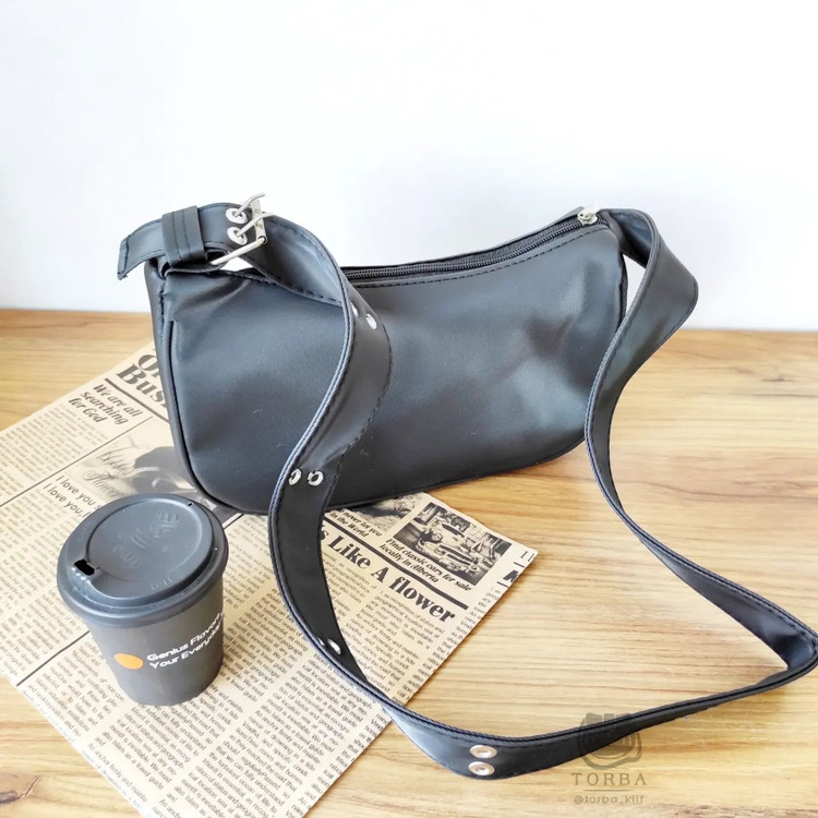 کیف دوشی مینیمال مشکی