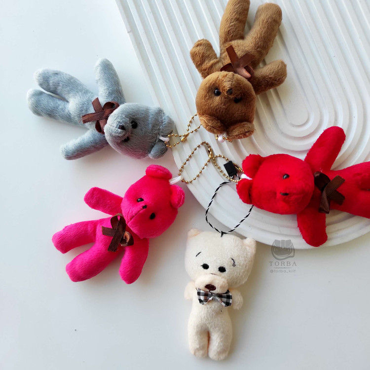 خرید آویز و جاسوییچی فانتزی خرسی دخترانه