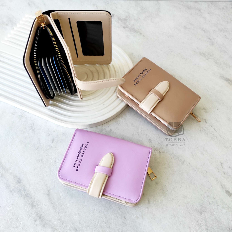 خرید کیف پول فانتزی زبانه دار زنانه