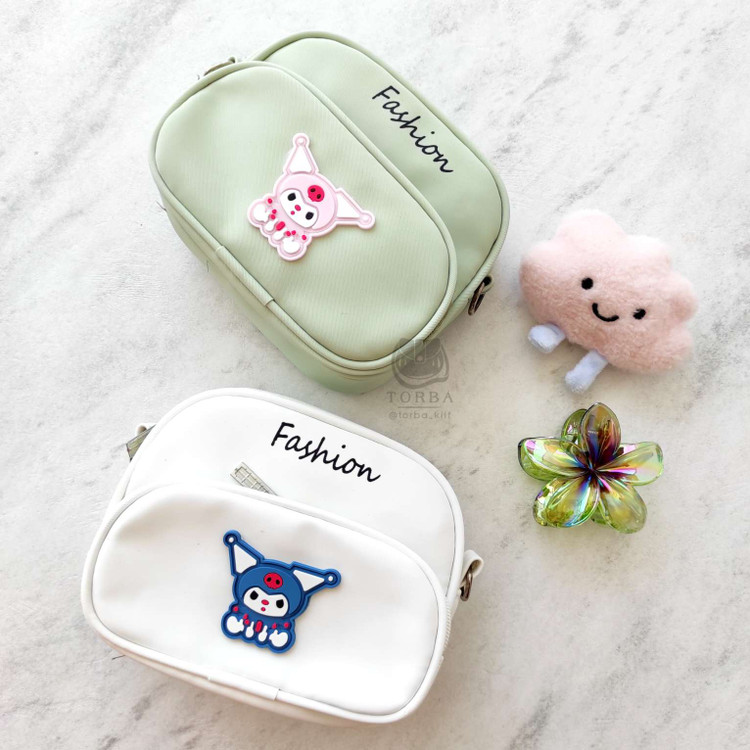 خرید کیف دوشی دخترانه طرح کرومی