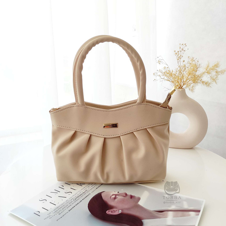 خرید کیف رسمی زنانه شیری و سفید