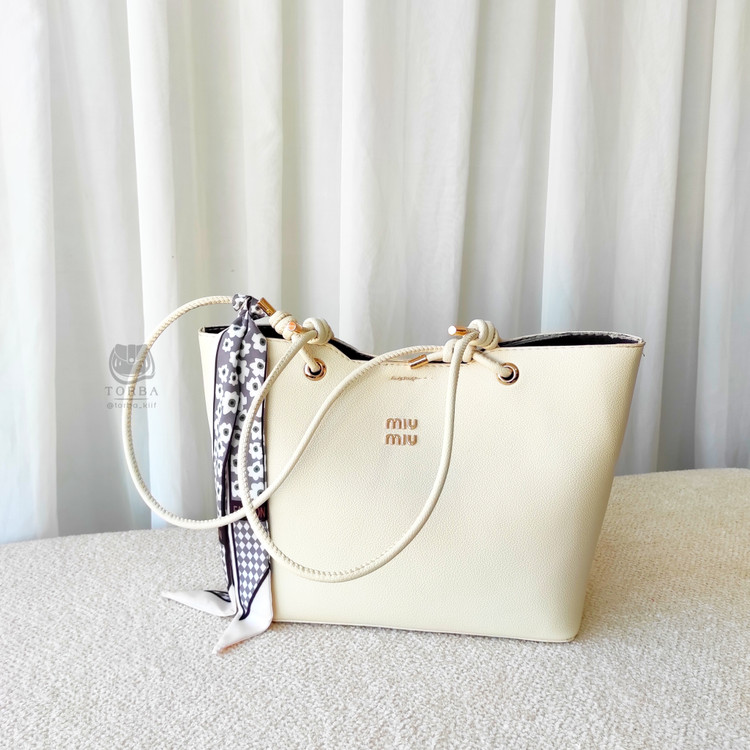 خرید کیف زنانه بزرگ فانتزی رنگ سفید برفی